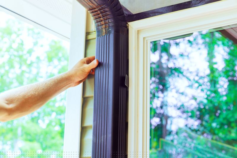 Metal Downspout Replacement