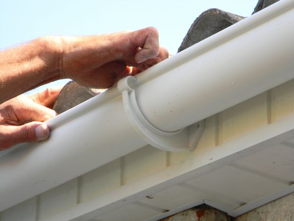 Plastic Gutter Repair in Gallatin