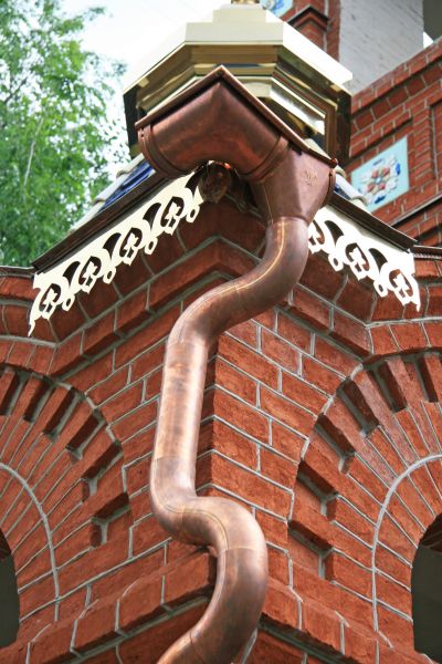 Church Downspout Installation in Gallatin